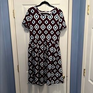 LuLaRoe Multicolor Geometric Dress